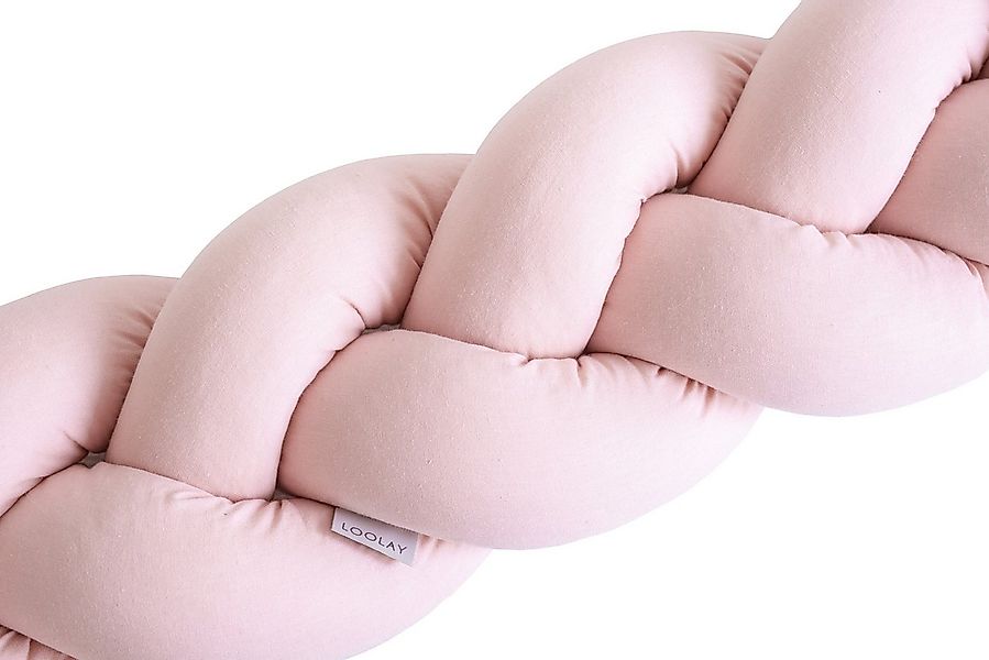 Loolay Nestchenschlange Geflochtenes Kissen Zierkissen Dekokissen Bettumran günstig online kaufen