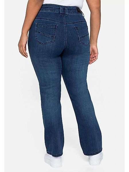 Sheego Gerade Jeans "Große Größen", MANUELA für eine schmale Taille und krä günstig online kaufen