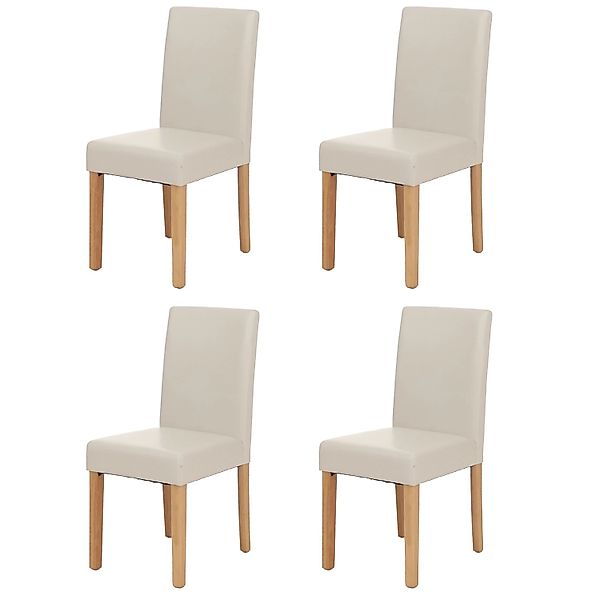 CHEFGASTRO Esszimmerstuhl 4er-Set Klassisch & Zeitlos 90x43x56cm Kunstleder günstig online kaufen