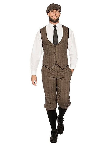 Metamorph Kostüm 20er Jahre Dandy braun, Elegante Kombination aus Weste, Ho günstig online kaufen