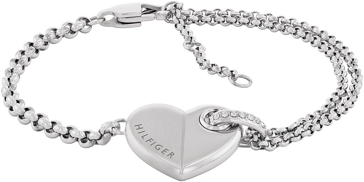 Tommy Hilfiger Armkette BOLD HEARTS, Herz, günstig online kaufen