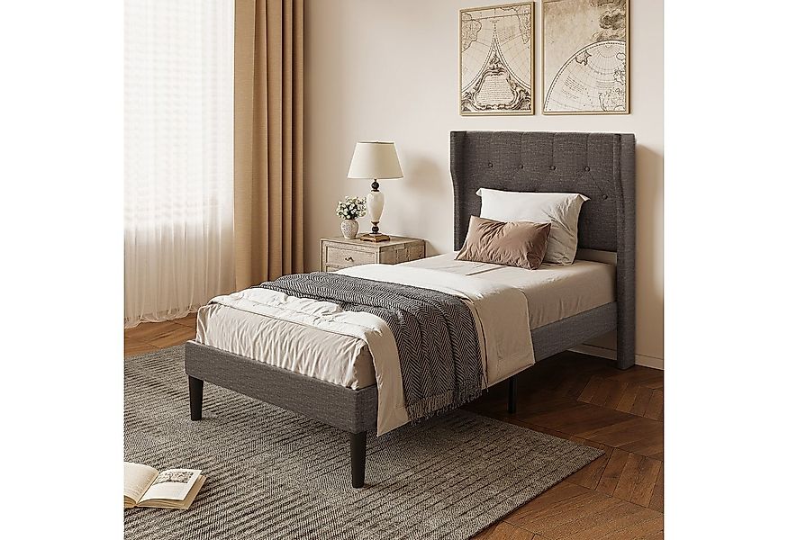 Bealife Bettgestell mit Kopfteil und Lattenrost, Doppelbett, Einzelbett,3 M günstig online kaufen