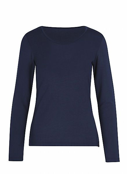 Trigema Longsleeve "TRIGEMA Shirt aus Viskose Langarm" 1 Stk. günstig online kaufen