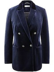 Samt-Blazer Fadenmeister Berlin blau günstig online kaufen