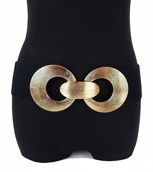 Ella Jonte Stretchgürtel elastischer Taillengürtel mit Statement-Doppelring günstig online kaufen