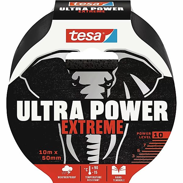 Tesa Reparaturband Ultra Power Extreme 10 m : 50 mm günstig online kaufen