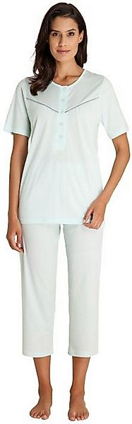 Hajo Schlafanzug Damen Pyjama mit 7/8 Hose (2 tlg) Modalmischung günstig online kaufen