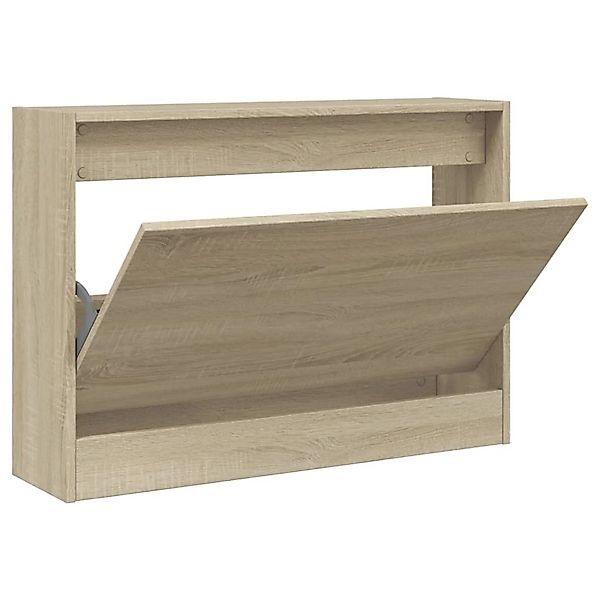 vidaXL Schuhschrank Sonoma-Eiche 80x21x57 cm Holzwerkstoff 839912 günstig online kaufen