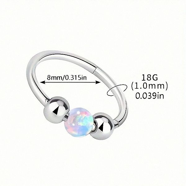 Taffstyle Nasenpiercing Helix Piercing Clicker Ring günstig online kaufen