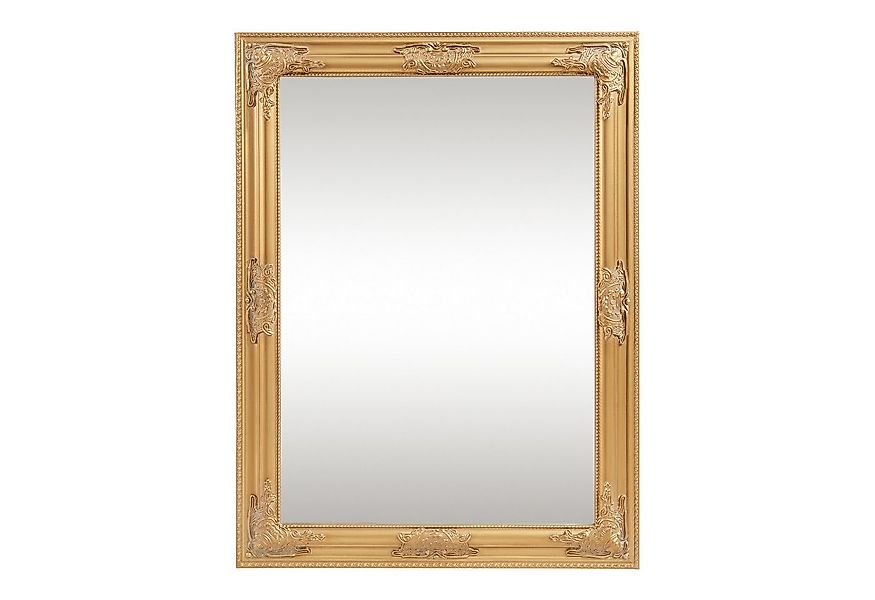 en.casa Wandspiegel, »Punkalaidun« im Barockstil 80x60 cm Goldfarben günstig online kaufen