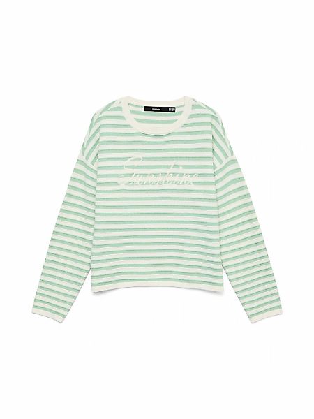 Vero Moda Strickpullover "VMAPPLE LS O-NECK PULLOVER BOO" mit trendigem "Su günstig online kaufen
