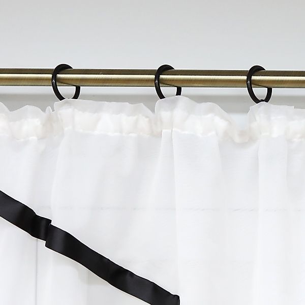 Joyswahl Scheibengardine Claudia, Kräuselband, transparent, Voile günstig online kaufen