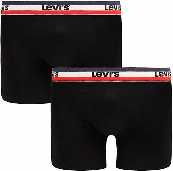 Levi's Brief Boxershorts 2-Pack Schwarz - Größe XL günstig online kaufen