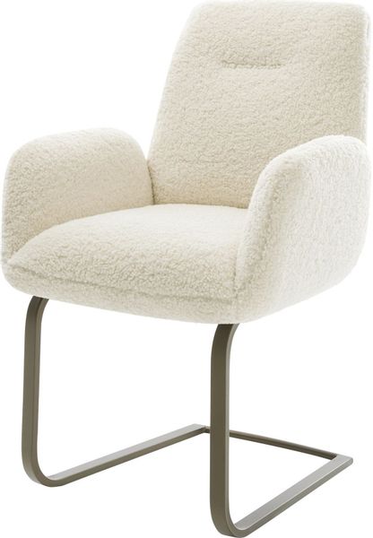 DELIFE Polsterstuhl Zoa-Flex, Freischwinger flach Effektfinish günstig online kaufen