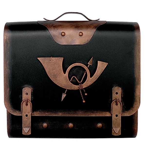 HMF 511-20 Briefkasten Alter Schulranzen Posthorn PH3 40 x 40 x 9 cm Kupfer günstig online kaufen