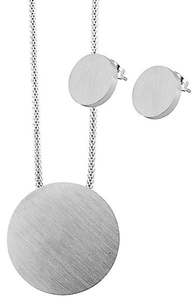 AKZENT Schmuckset Ariza Edelstahl silber (inkl. Schmuckbox), Damen Schmucks günstig online kaufen