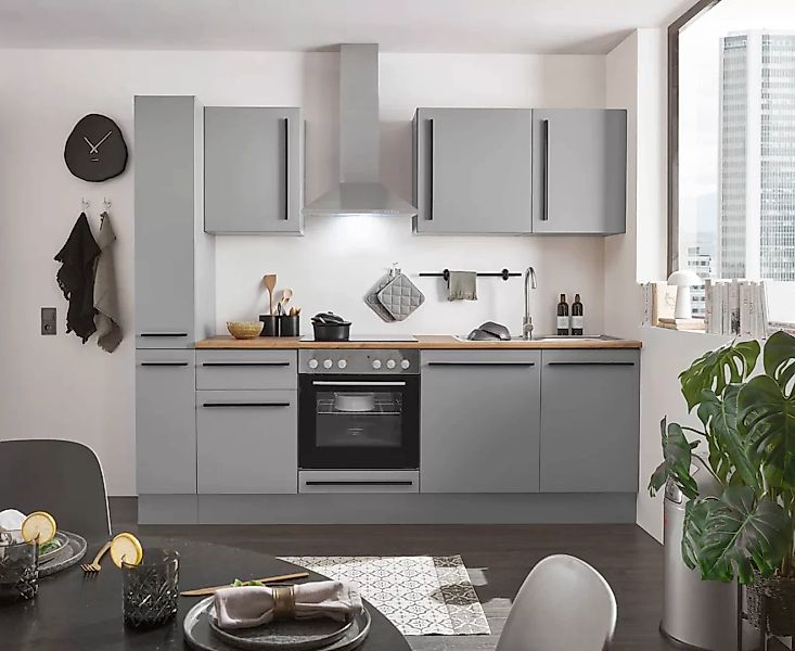 BASIC by Balculina Winkelküche »Denver, Küche BxHxT 250 x 211 x 60«, Breite günstig online kaufen