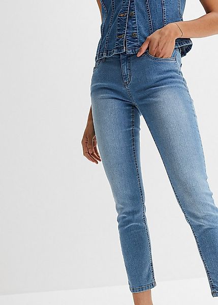 bonprix 7/8-Jeans Slim fit Passform, aus Baumwollmischung, mit vier Taschen günstig online kaufen