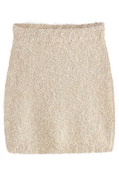 Next Minirock Gestrickter Minirock mit Glitzer, Kurzgröße (1-tlg) günstig online kaufen