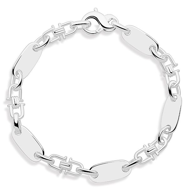 Tony Fein Silberarmband Plattenarmband 8mm 925er günstig online kaufen