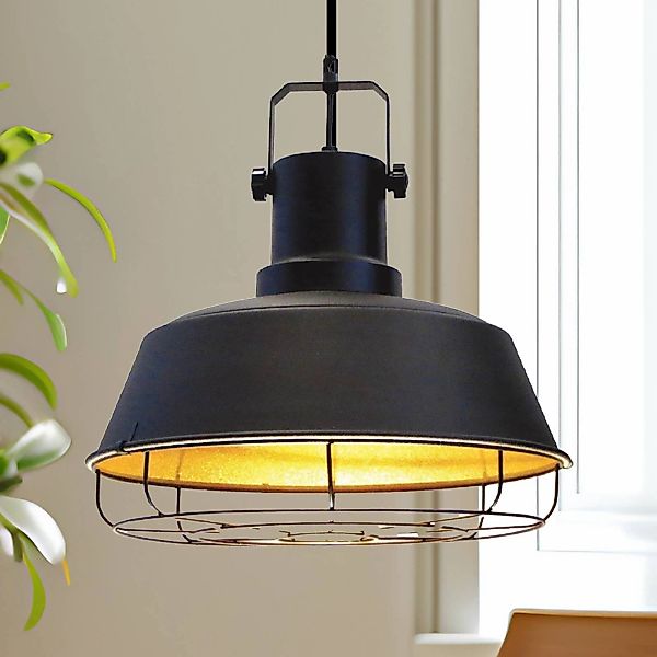 Hängeleuchte Mason, schwarz, Ø 41 cm, Metall, E27 günstig online kaufen