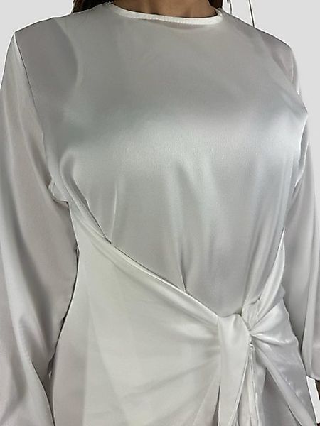 Aymasal Satinkleid Abaya Lara mit integriertem Band Islamicwear Abendkleid günstig online kaufen