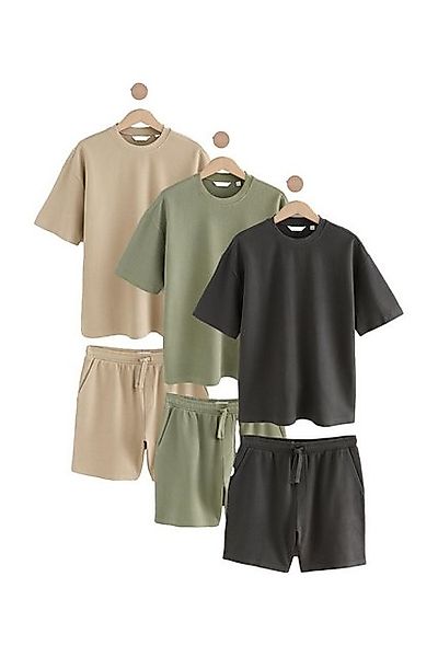 Next T-Shirt & Shorts T-Shirts und Shorts aus Baumwolle im 3er-Set (6-tlg) günstig online kaufen