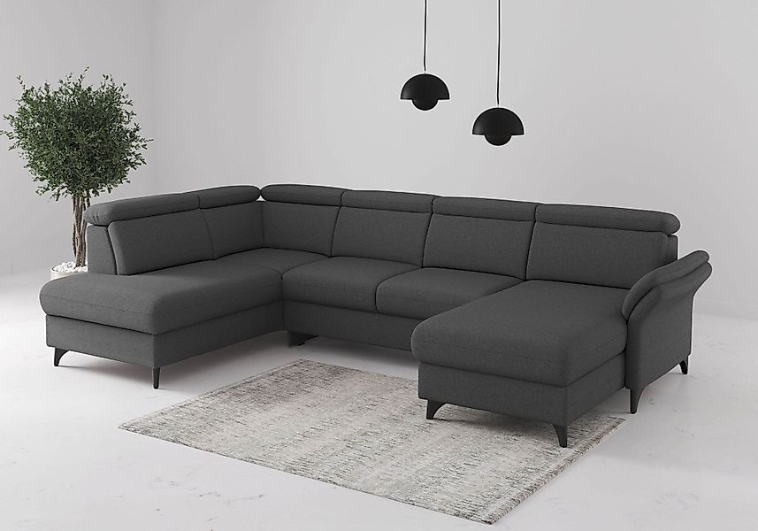 sit&more Wohnlandschaft »Glendale, U-Form« inkl. Kopfteilverstellung,wahlwe günstig online kaufen