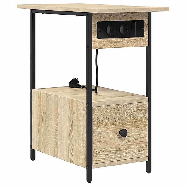 vidaXL Nachttisch Sonoma Eiche 60 x 30 x 61 cm Holzwerkstoff 859596 günstig online kaufen