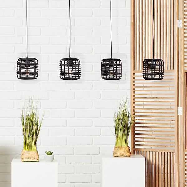 Brilliant Pendelleuchte »Crosstown«, 4 flammig, Leuchtmittel E27   ohne Leu günstig online kaufen