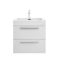 doporro Badezimmer-Set Badmöbel-Set Quadratto Waschbeckenunterschrank Wasch günstig online kaufen