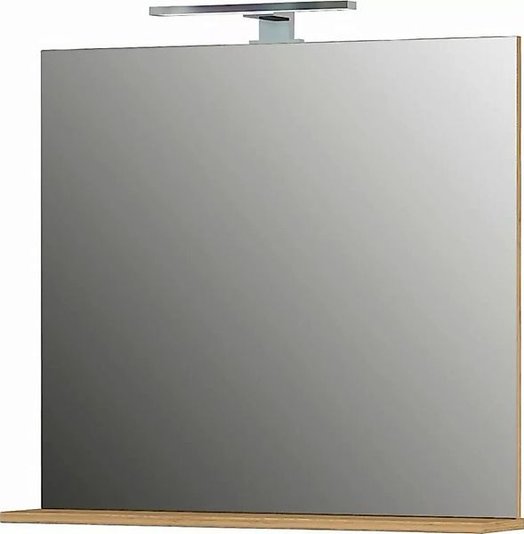 KADIMA DESIGN Badezimmerspiegelschrank INDE Rechteckig Badspiegel Holz 76 x günstig online kaufen
