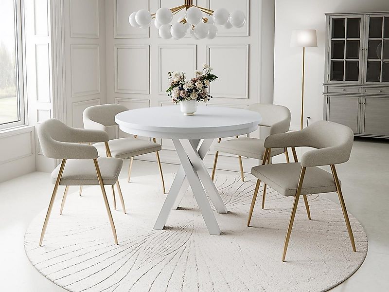 Compleo Esstisch Esszimmer, Modern, Japandi, Industrial - Küchentisch - Run günstig online kaufen