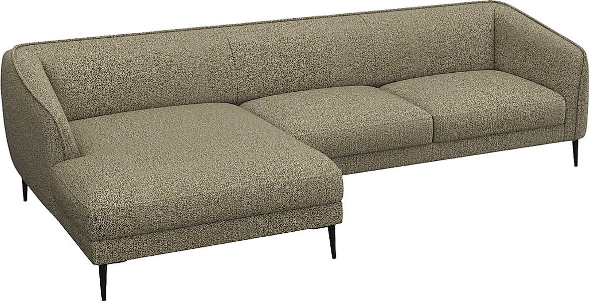 FLEXLUX Ecksofa »Belle Designsofa, L-Form, B/T 288/149 cm«, Skandinavisches günstig online kaufen