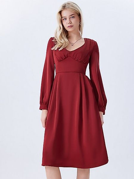 LAPA PLUS Cocktailkleid Damen V-Neck Partykleid günstig online kaufen