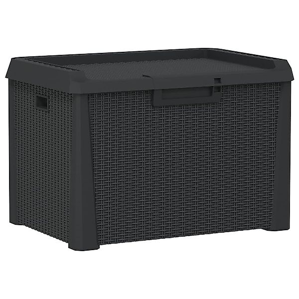 vidaXL Gartenbox Gartentruhe Anthrazit 125 L günstig online kaufen