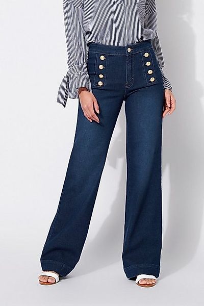 ROSNER Bootcut-Jeans Audrey1_088 mit goldenen Knöpfen günstig online kaufen