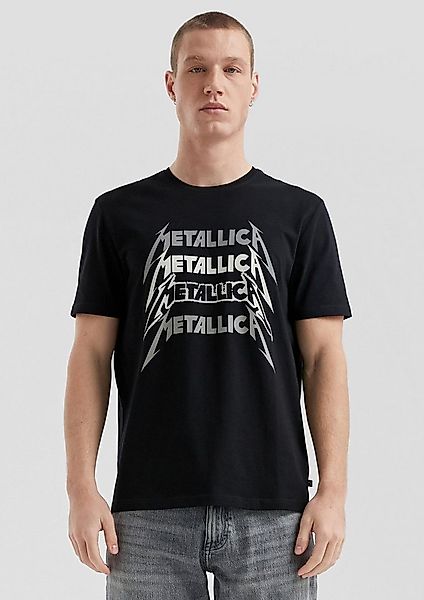 QS Kurzarmshirt T-Shirt Metallica® Band-Shirt mit Wascheffekt günstig online kaufen