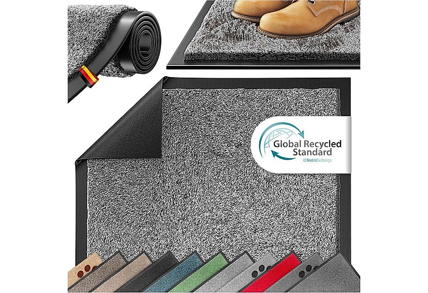 KESSER Fußmatte Schmutzfangmatte rutschfest für Innen- & Außenbereich, Höhe günstig online kaufen