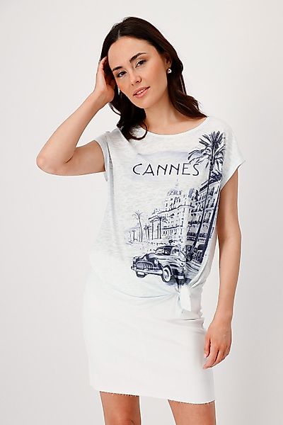 Monari Rundhalsshirt mit Glitzersteinchen günstig online kaufen