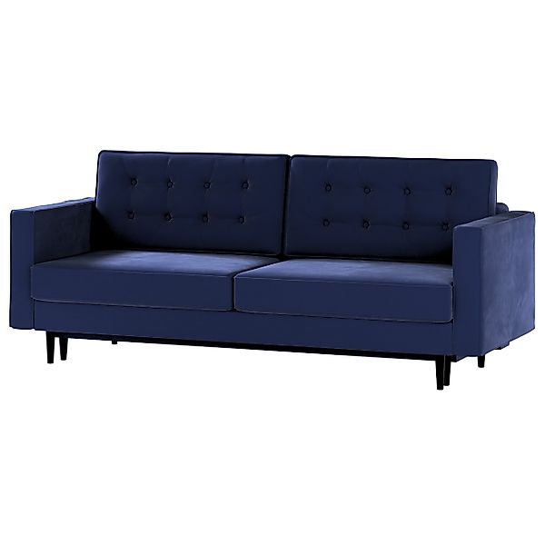 Ausklappbares Sofa Svein, dunkelblau, 224x97x91, Polsterstoffe (RI81) günstig online kaufen