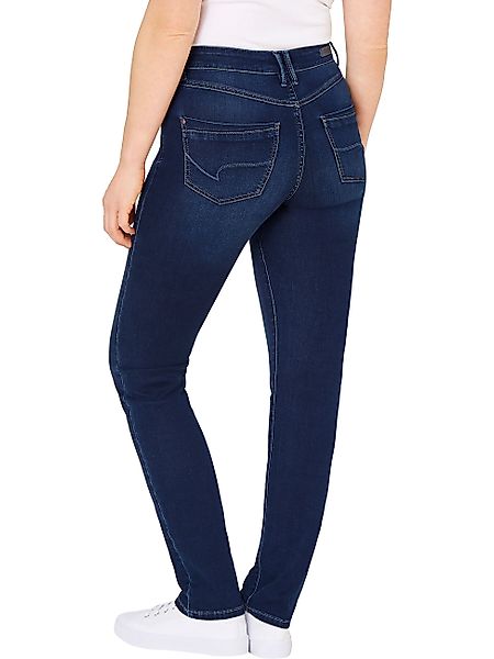 Paddock`s Damen Jeans Pat - Slim Fit Blau - Dark Stone Soft Blue günstig online kaufen