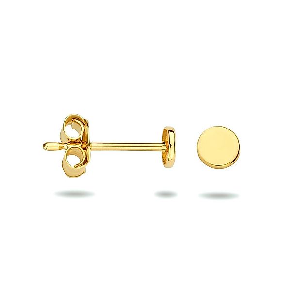 NICEANDnoble Paar Ohrstecker 585er Gelbgold Ohrstecker kleines Plättchen günstig online kaufen