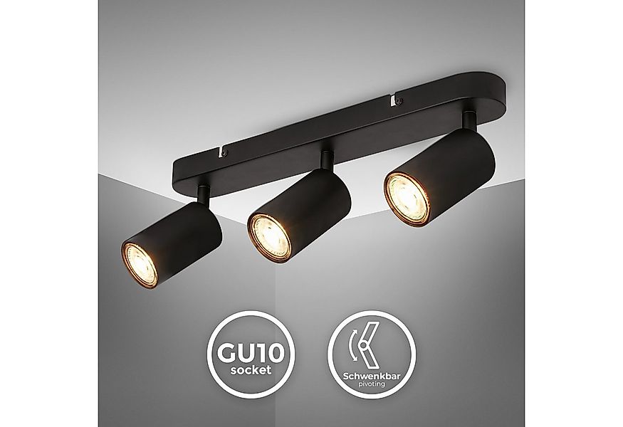 B.K.Licht Deckenspot Deckenlampe schwenkbar, GU10 Deckenleuchte, ohne Leuch günstig online kaufen