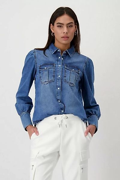 Monari Jeansbluse Bluse, jeans günstig online kaufen