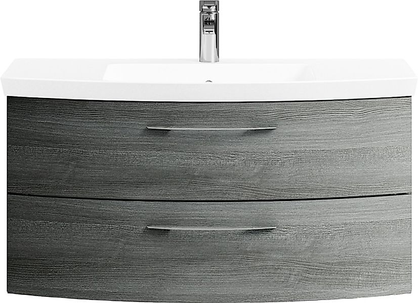 Saphir Badmöbel-Set »Cassca Sprint Waschtisch-Set Mineralmarmor-Waschtisch günstig online kaufen