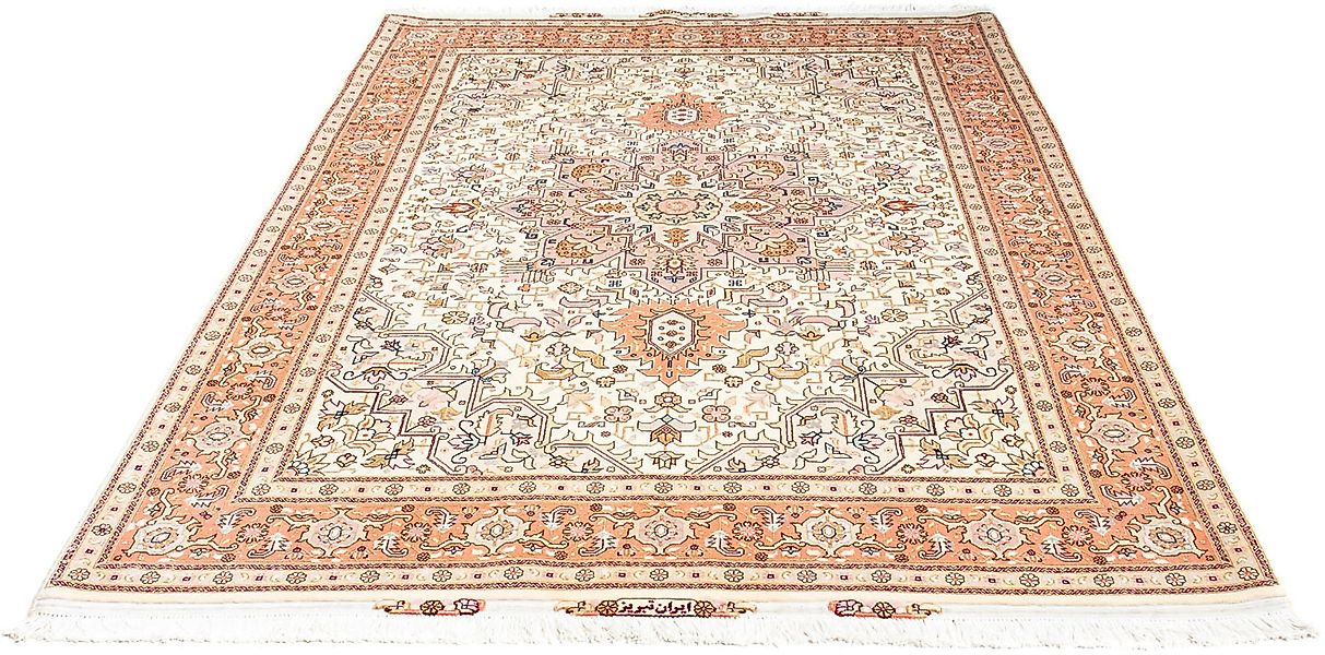 morgenland Orientteppich »Perser - Täbriz - Royal - 214 x 154 cm - beige«, günstig online kaufen