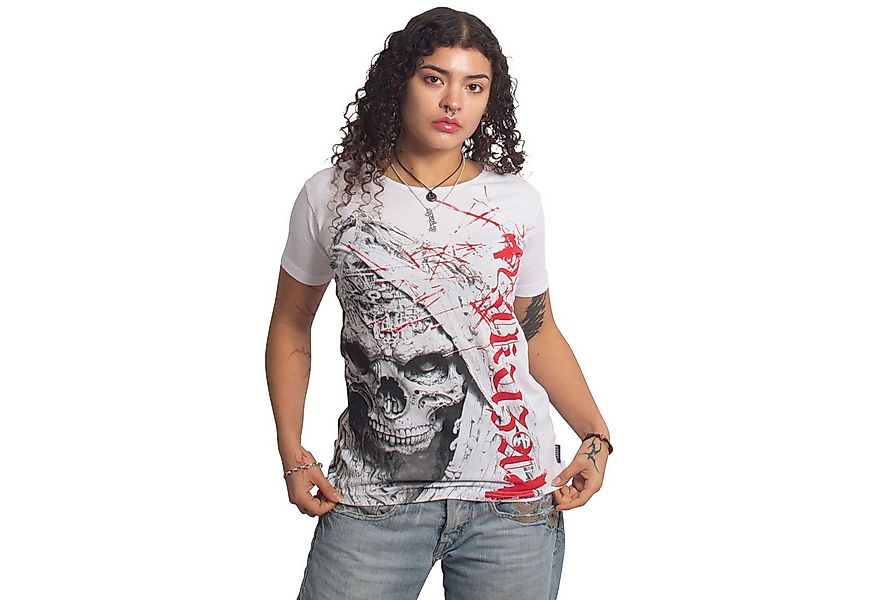 YAKUZA Rundhalsshirt Dark Angel mit Rippbündchen günstig online kaufen