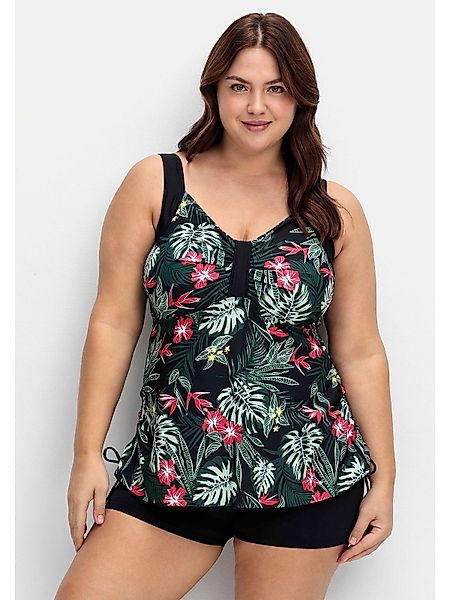 Sheego Tankini-Top Große Größen, mit Tropenprint günstig online kaufen