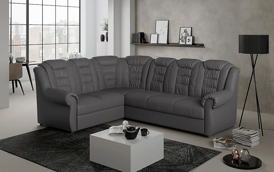 Home affaire Ecksofa "Boston L-Form", mit hoher Rückenlehne, wahlweise mit günstig online kaufen